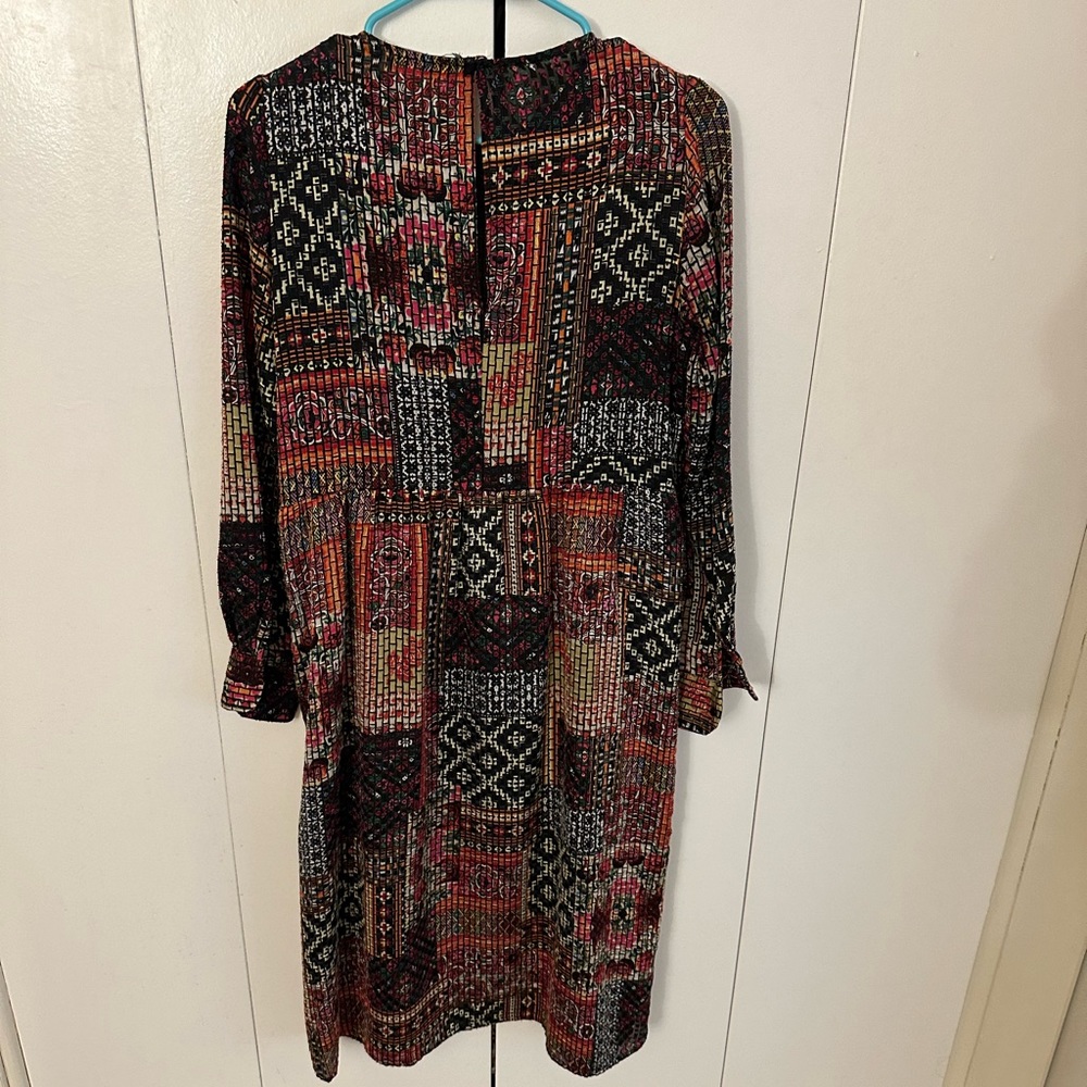 ZARA Patchwork Dress - Picture 2 of 5